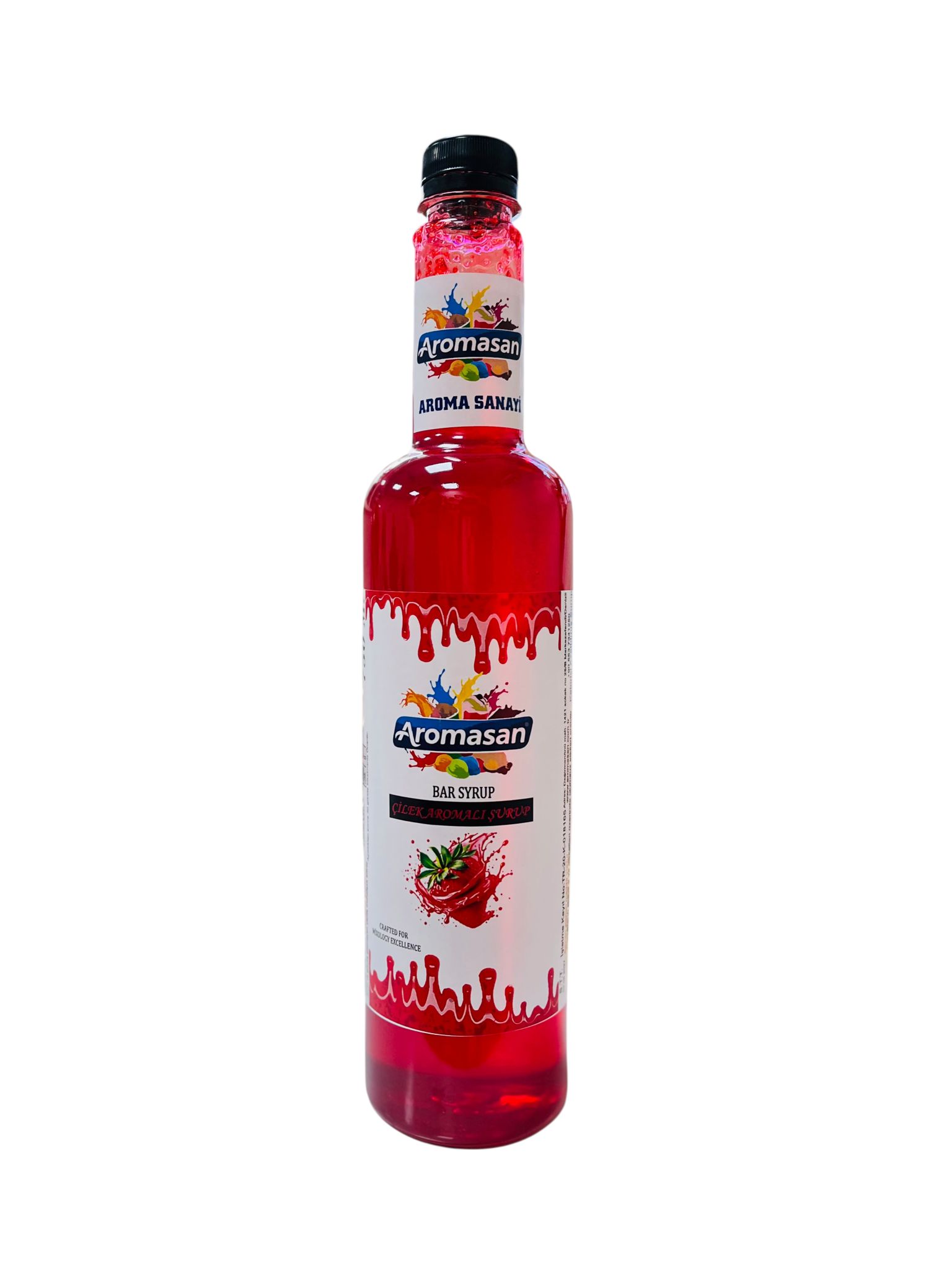 Çilek Aromalı Bar Şurubu 750 ml