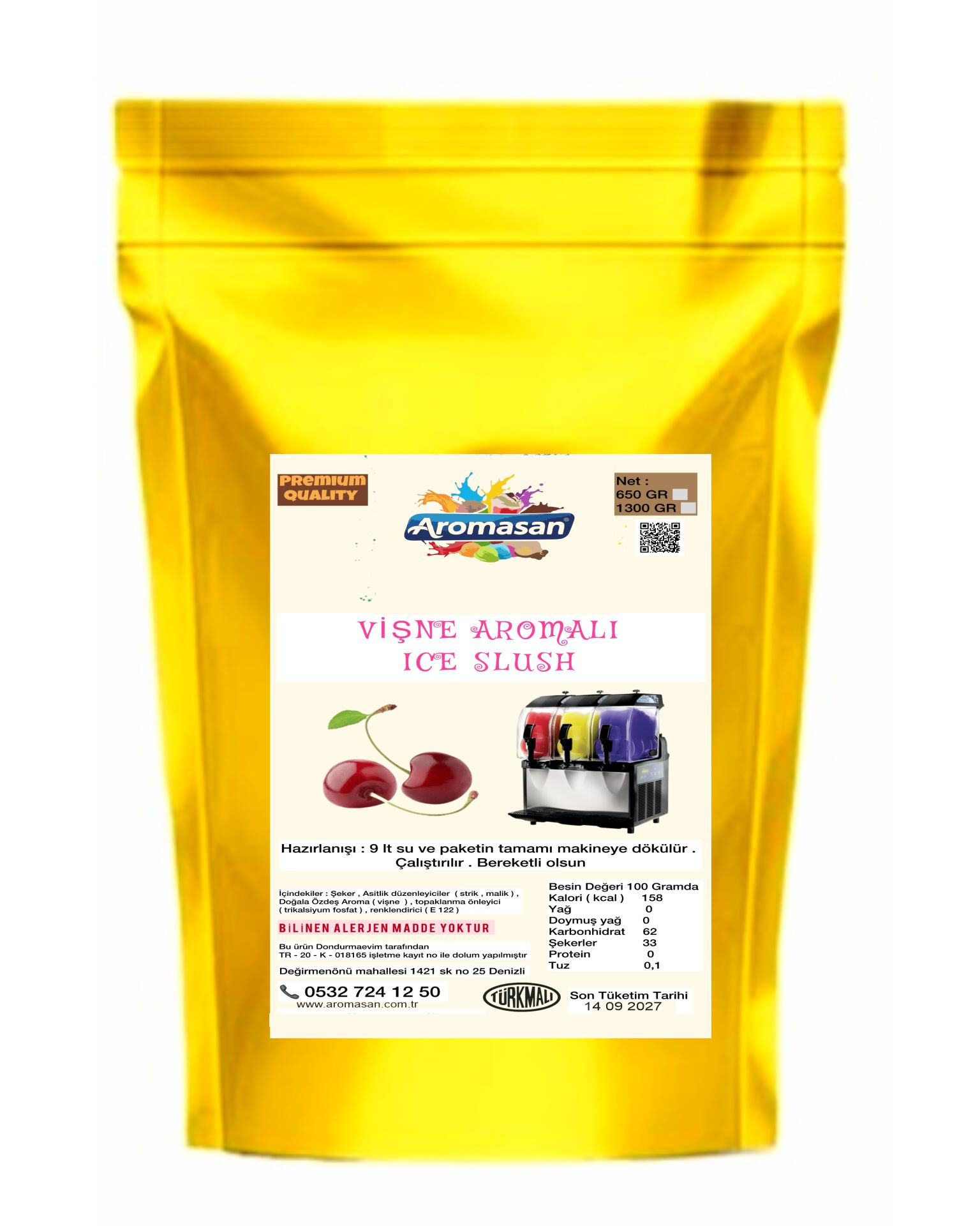 Vişne Buzlaş Tozu 1250 gr