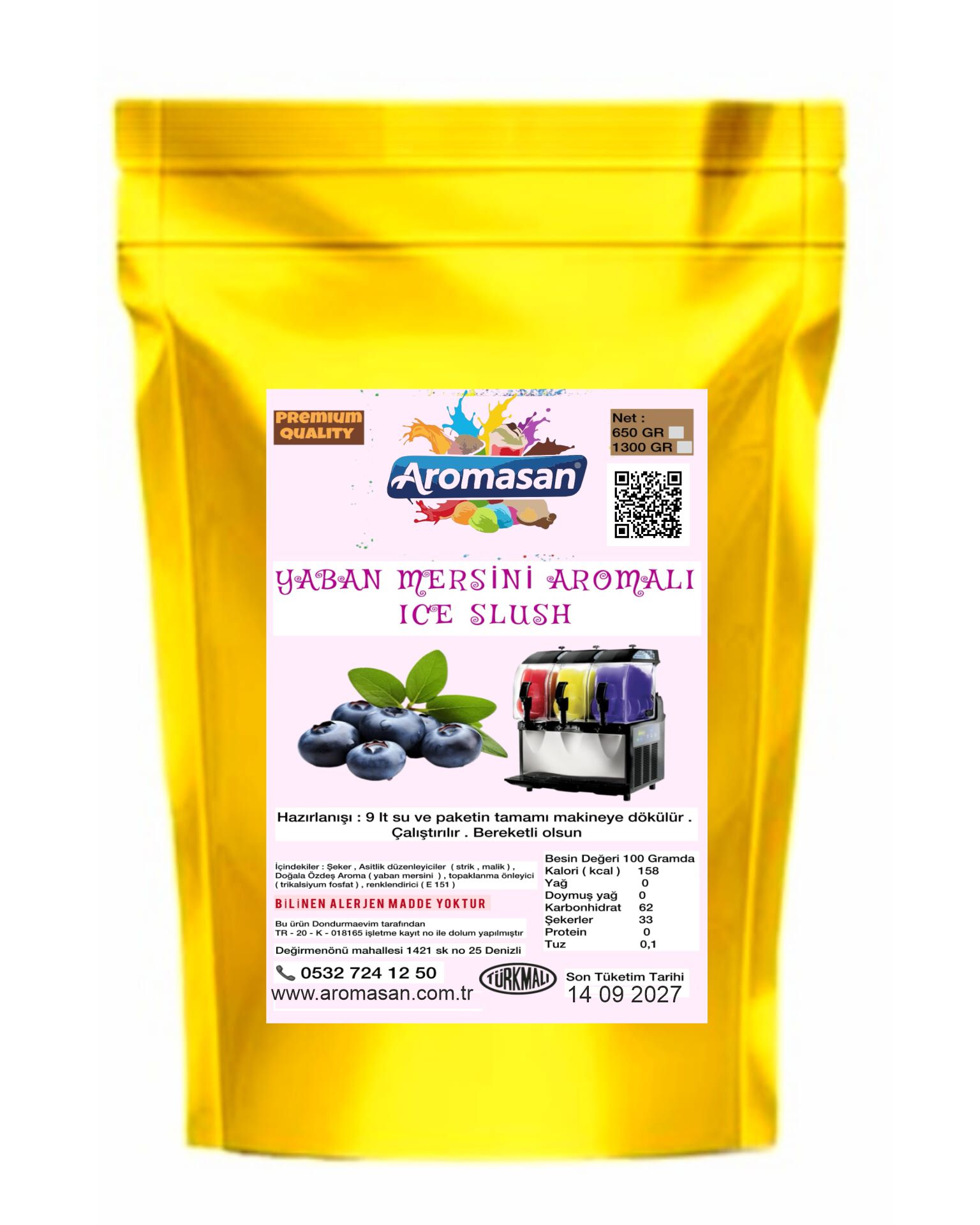 Yaban Mersini (Egzotik) Buzlaş Tozu 1250 gr