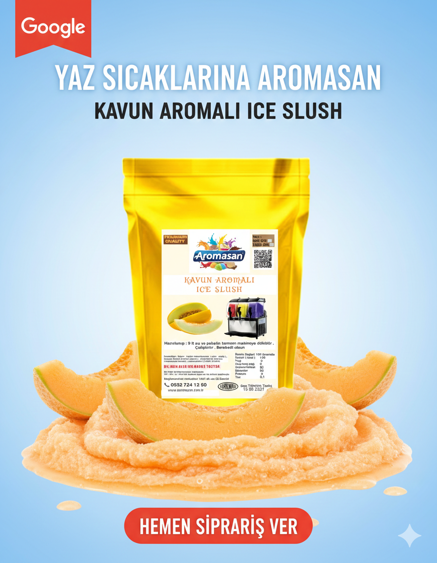 Kavun Aromalı Buzlaş Tozu 1250 gr