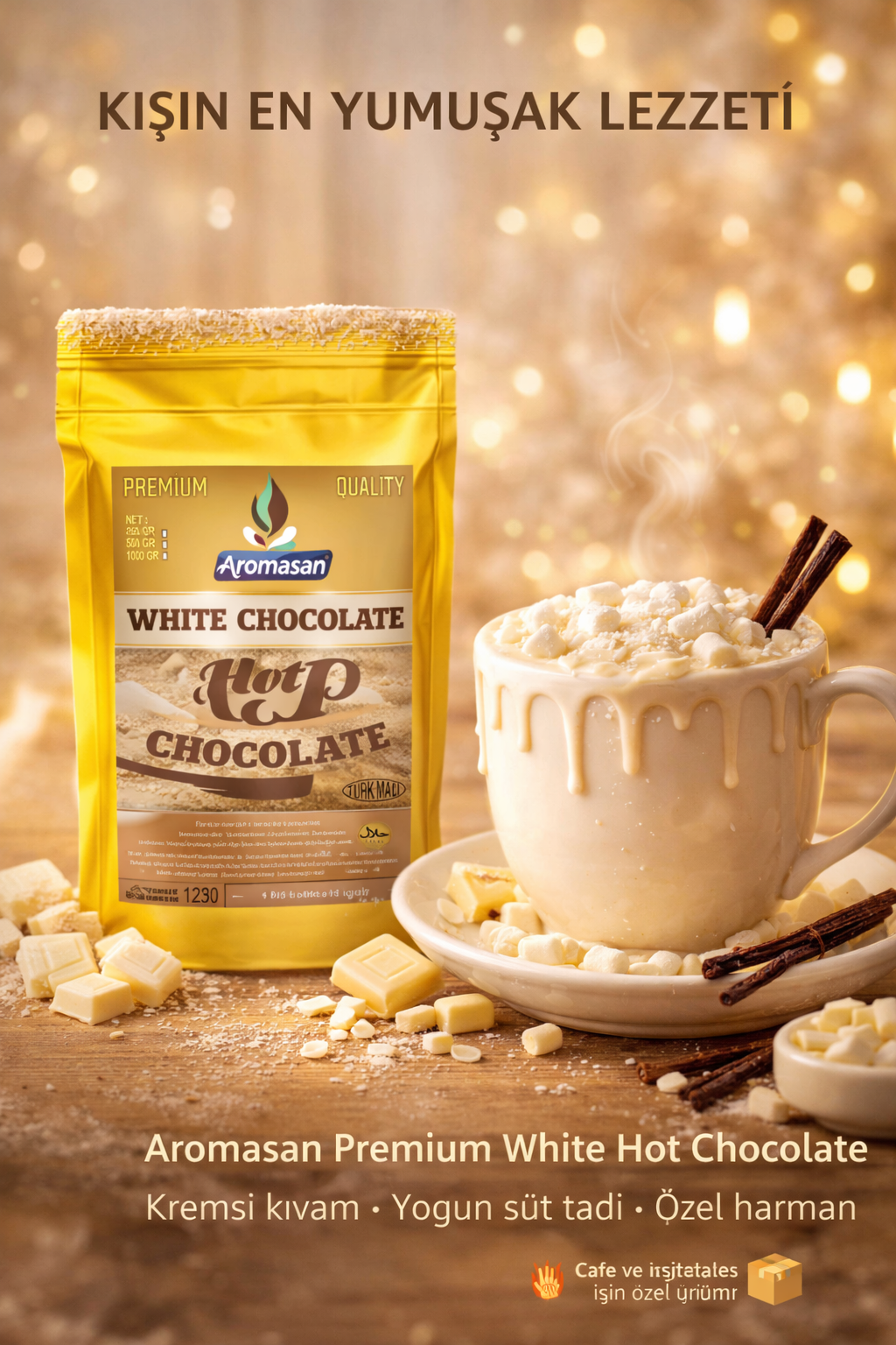 Beyaz Sıcak Çikolata 1 kg